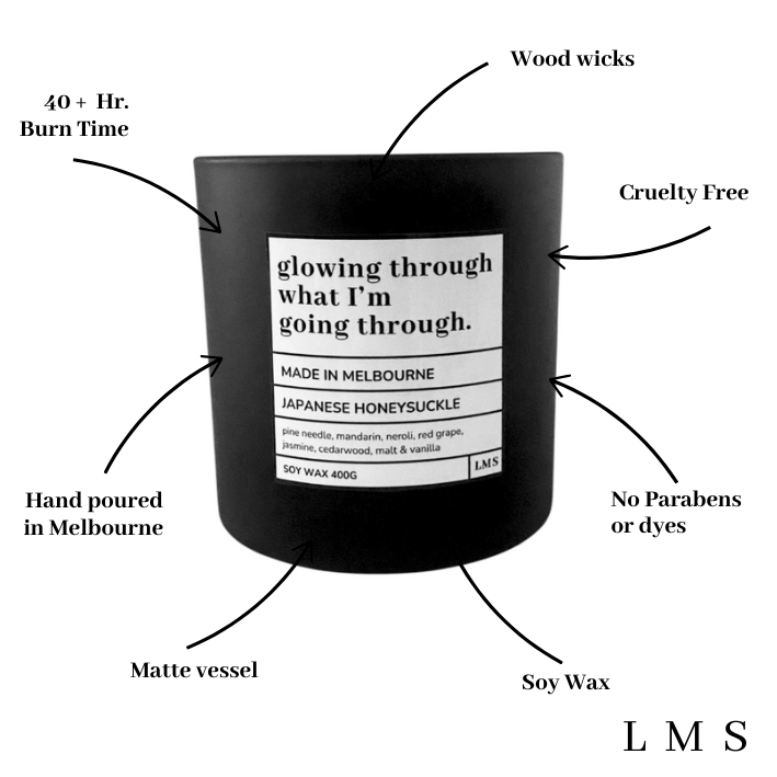 glowing through what I'm going through