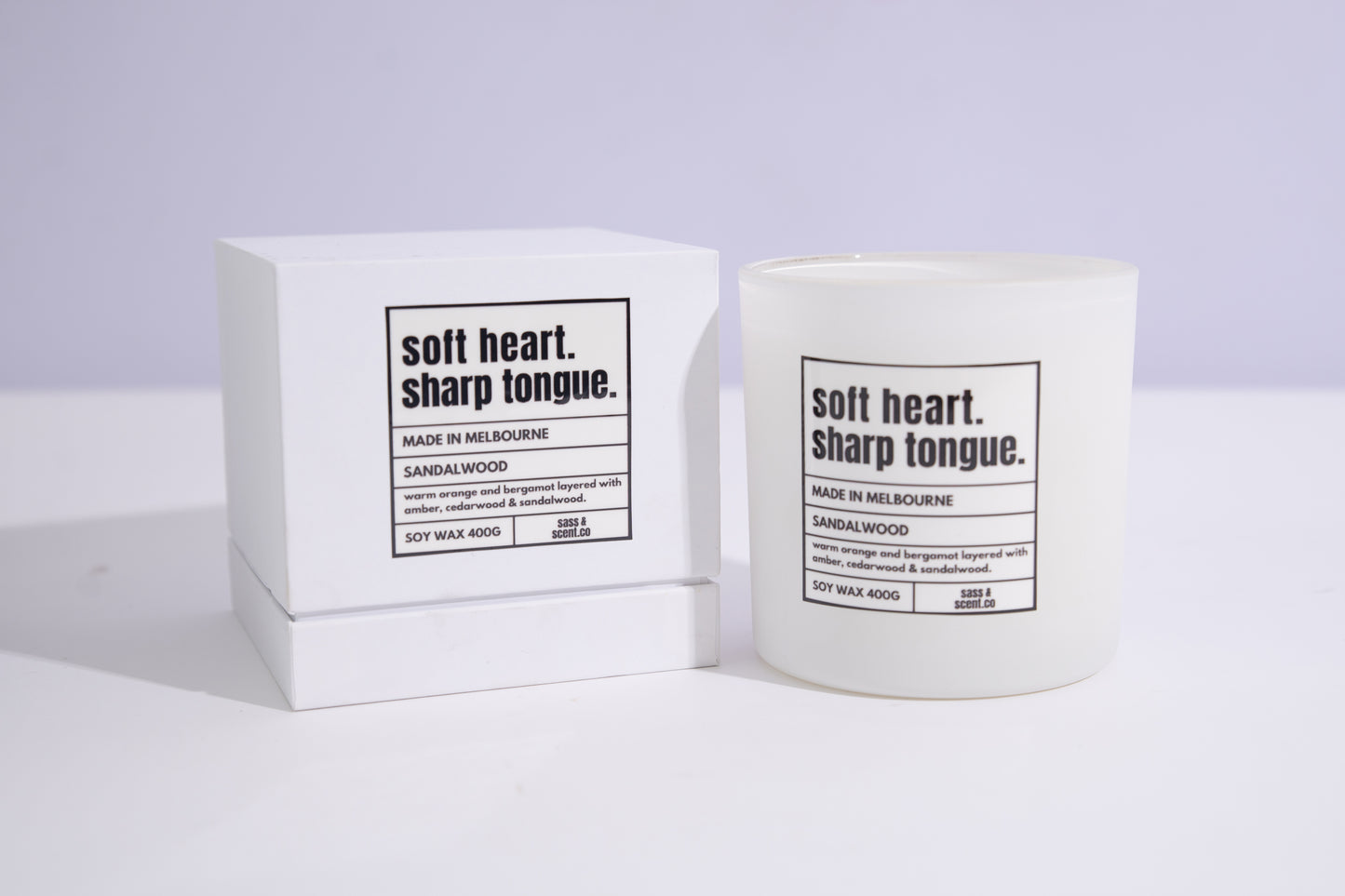 soft heart, sharp tongue.