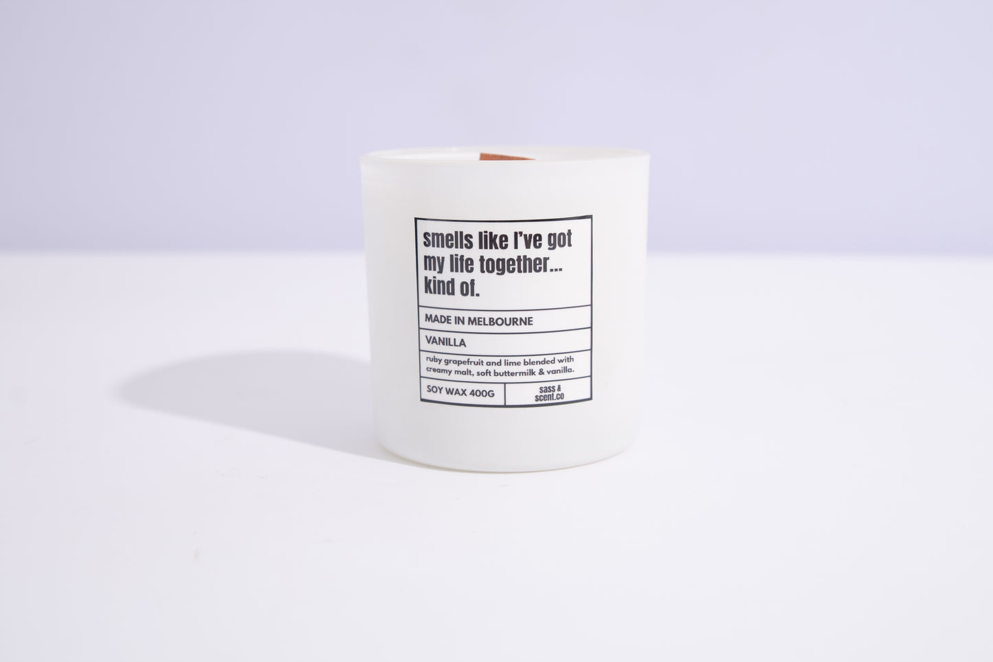 smells like I've got my life together... kind of.