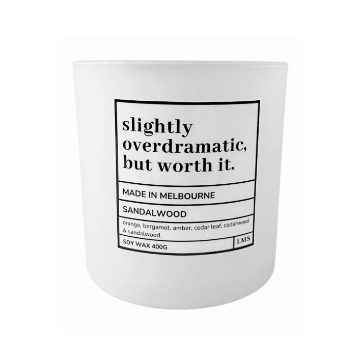 slightly overdramatic, but worth it