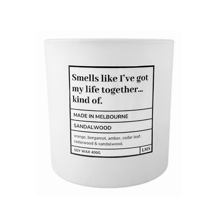 smells like I've got my life together... kind of